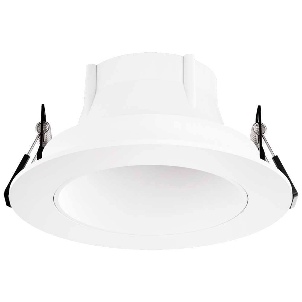 Elco Lighting Pex 3" Canless Round Deep Reflector, Haze with White Ring, EKCL3618H
