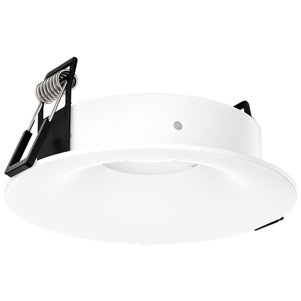 Elco Lighting Pex 3" Canless Round Curved Reflector, All Black, EKCL3672B