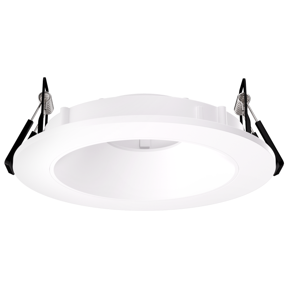 Elco Lighting Pex 4" Canless Round Shallow Reflector, White, EKCL4116W