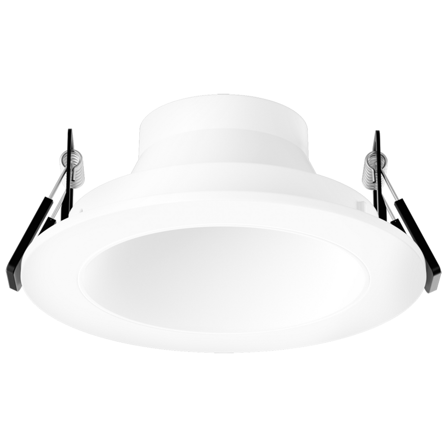Elco Lighting 4" Koto Architectural Shallow IC Airtight Housing, 14.7W, CCT Selectable, 120/277V, DALI 2, Emergency Backup, E4CKT20DX-EM