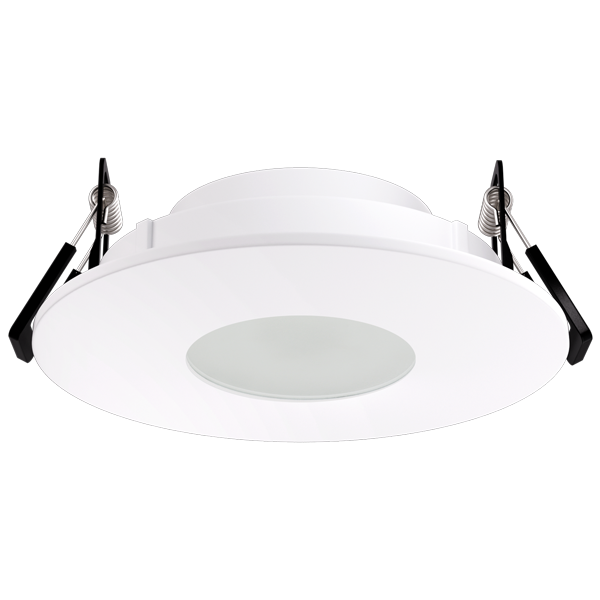 Elco Lighting Pex 4" Canless Round Adjustable Pinhole with Frosted Lens, White, EKCL4125W