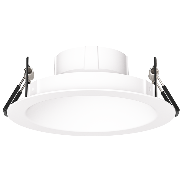 Elco Lighting Pex 4" Canless Round Sleek Reflector, All Black, EKCL4163BB
