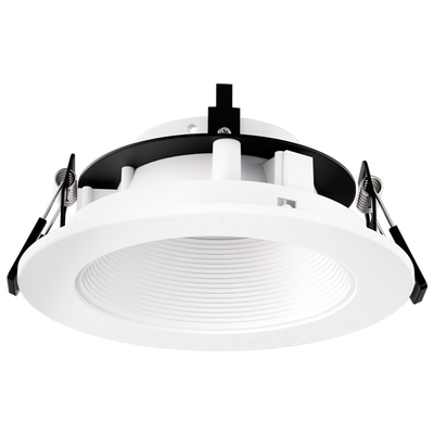 Elco Lighting Pex 4 In. Canless Round Adjustable Baffle, All Black, EKCL4193BB