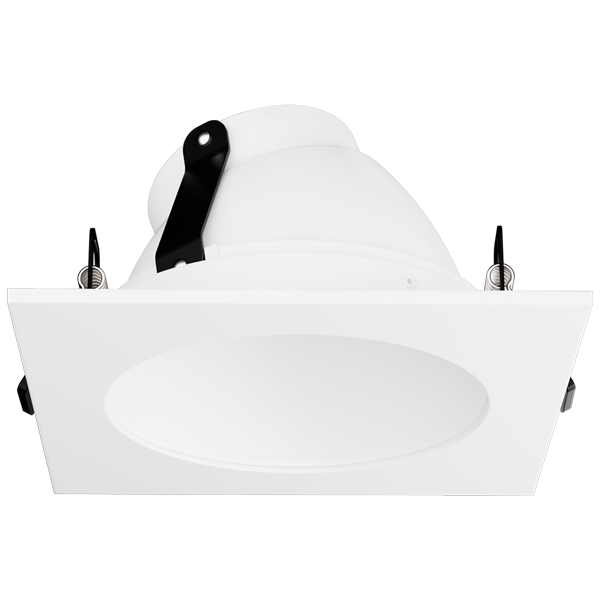 Elco Lighting Pex 4" Canless Square Adjustable Wall Wash, White, EKCL4222W
