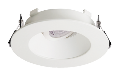 Elco Lighting Flexa 4" Round Adjustable Reflector for Canless Koto Module, White, EKCL4721BW