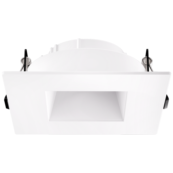 Elco Lighting Flexa 4" Square Reflector for Canless Koto Module, Black, Wet Location Rated, EKCL4741BB