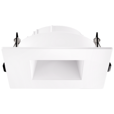 Elco Lighting Flexa 4" Square Reflector for Canless Koto Module, Black, Wet Location Rated, EKCL4741BB