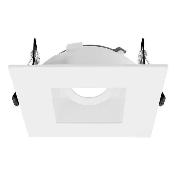 Elco Lighting Flexa 4" Adjustable Square Reflector for Canless Koto Module, Black, ELK4759B