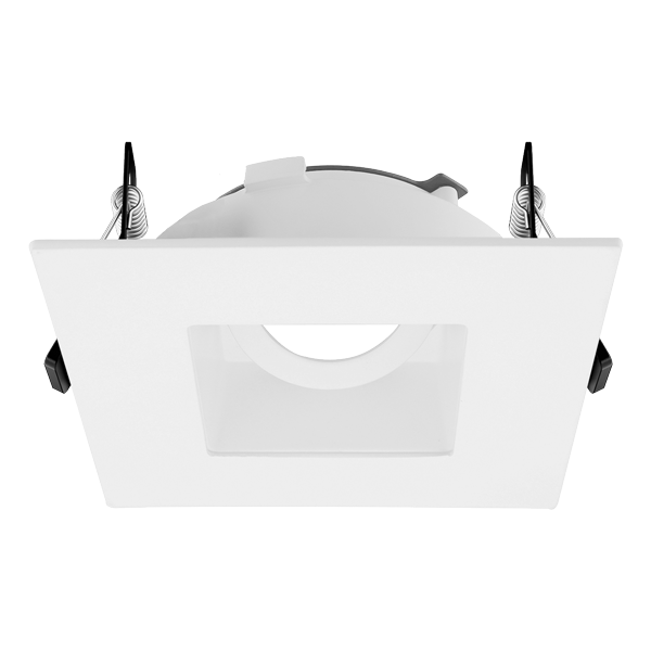 Elco Lighting Flexa 4" Adjustable Square Reflector for Canless Koto Module, All Black, EKCL4759BB