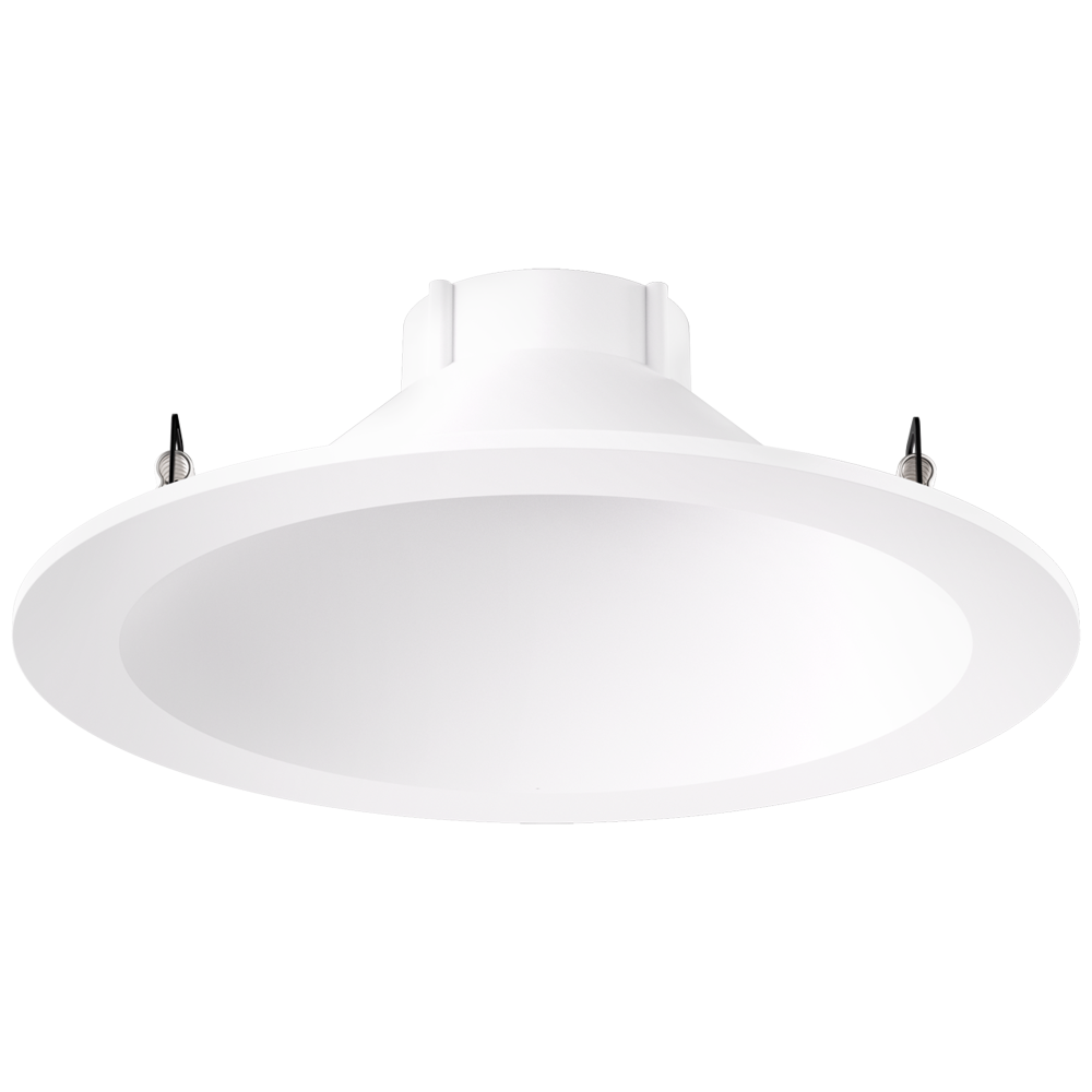 Elco Lighting Pex 6" Canless Round Reflector Trim, Haze with White Trim, EKCL6418H