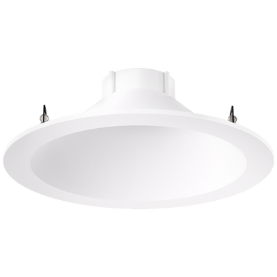 Elco Lighting Pex 6" Canless Round Reflector Trim, Haze with White Trim, EKCL6418H