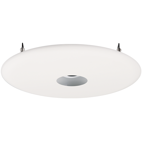 Elco Lighting Pex 6" Canless Round Adjustable Pinhole with Reflector, All White, EKCL6427W