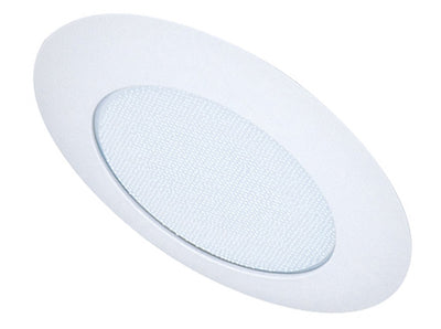 Elco Lighting 6" Sloped Shower Trim, Albalite Lens, 60W MAX, EL12W