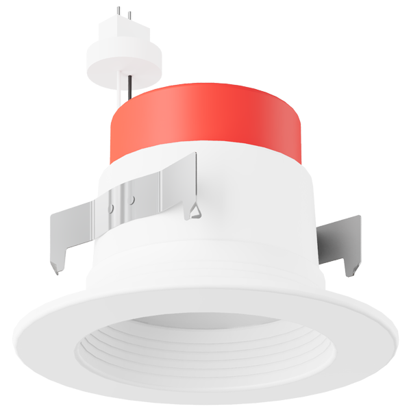 Elco Lighting 4" LED Baffle Insert, 9W, CCT Selectable, CRI 90+, 12V, Dimmable, White, EL140CT5W