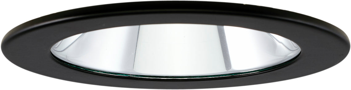 Elco Lighting 4" Adjustable Shower Trim, Clear Reflector, Lens, Satin Chrome, EL1411SH