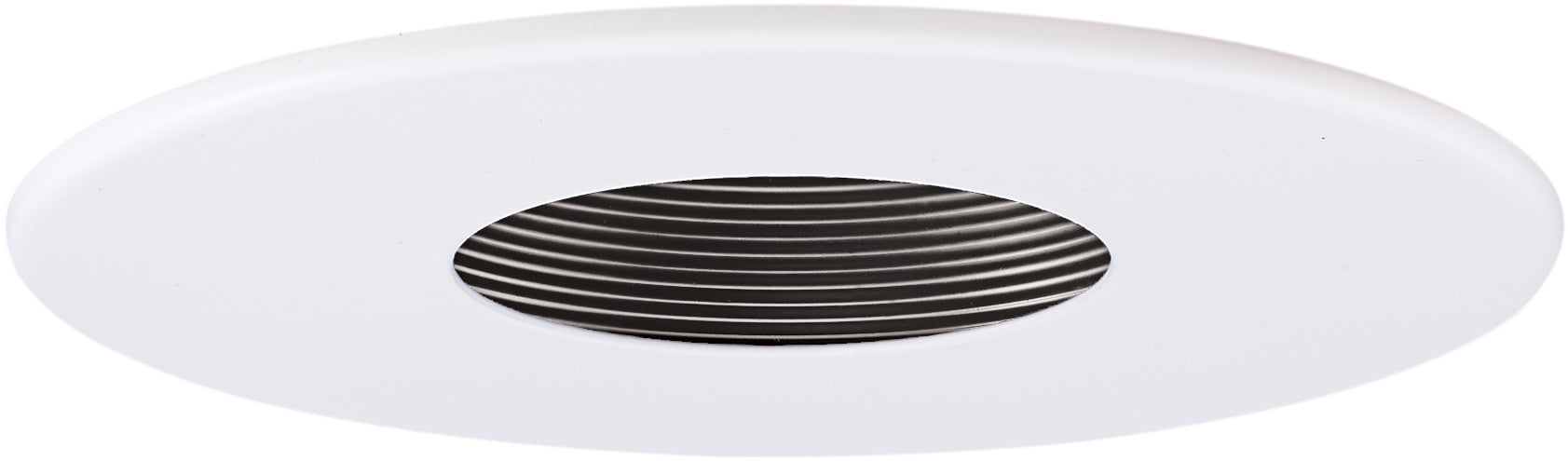 Elco Lighting 4" Adjustable Pinhole with Baffle Trim, MR16, Black, EL1423B