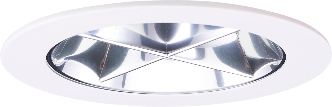 Elco Lighting 4" Reflector Cross Blade Trim, MR16, Chrome, EL1444C