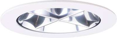 Elco Lighting 4" Reflector Cross Blade Trim, MR16, Chrome, EL1444C