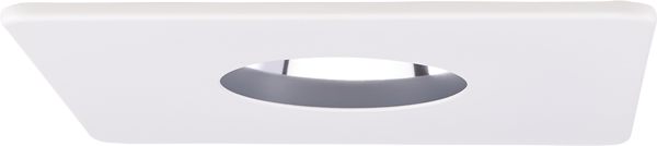 Elco Lighting 3" Square Pinhole Trim, Chrome, EL2319C