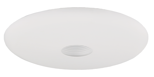 Elco Lighting 6" Baffle with Pinhole Trim, 12V 75W MAX MR16, Black, EL2579B