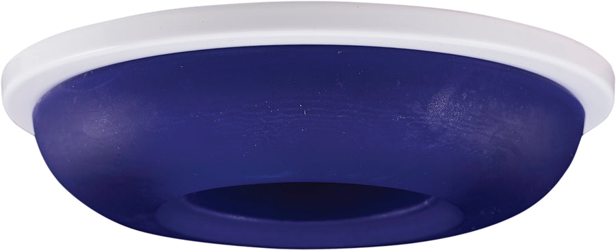 Elco Lighting 3" Die-Cast Round Frosted Glass Trim, White, EL2652BL