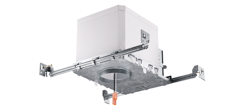 Elco Lighting 2" MAX Adjustability IC Airtight New Construction Housing, Triac/ELV, EL276ICA