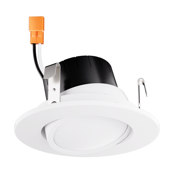Elco Lighting 3" Round LED Adjustable Gimbal Insert, 9W, CRI93+, 3 CCT, TRIAC Dimming, White, EL313CT3W
