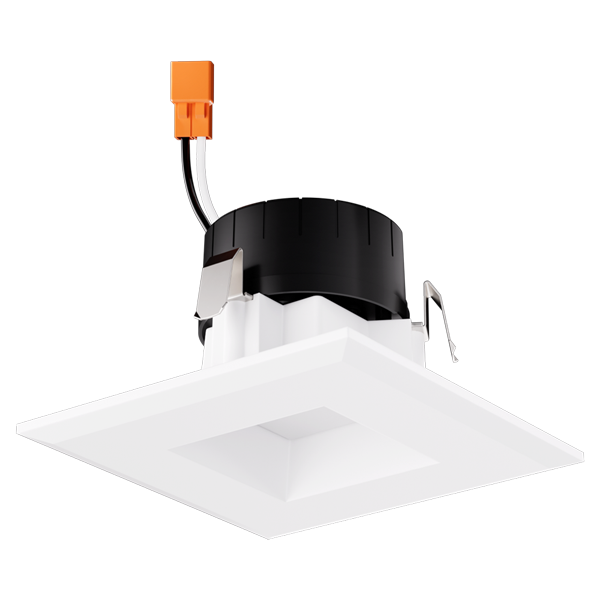 Elco Lighting 3" Square LED Reflector Insert, 9W, CRI93+, CCT Selectable, TRIAC Dimming, White, EL332CT5W