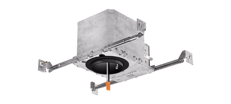 Elco Lighting 3" MAX Adjustability IC Airtight New Construction Housing, Triac/ELV, EL386ICA
