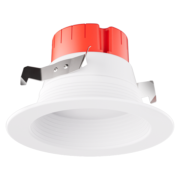 Elco Lighting 4" Sunset Dimming LED Baffle Insert, 10W, Dim-to-Warm 1800–3000K, CRI90, Triac/ELV, White, EL410SDW