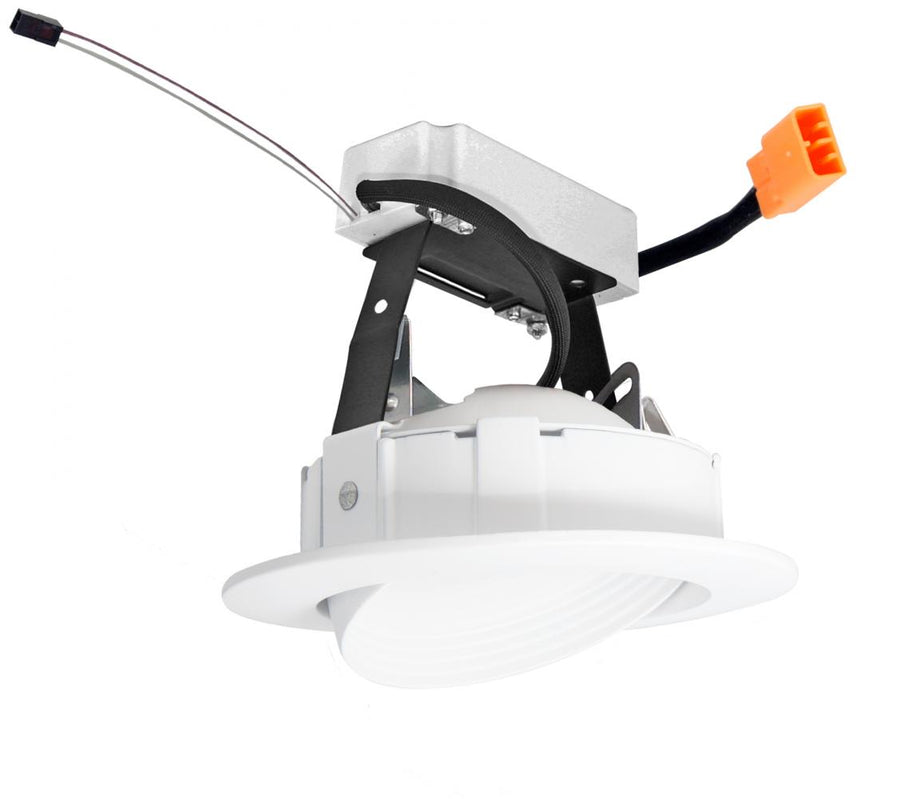 Elco Lighting 4" 0-10V LED Adjustable Gimbal Insert, 10.5W, 2700K, CRI90+, EL41427DXW