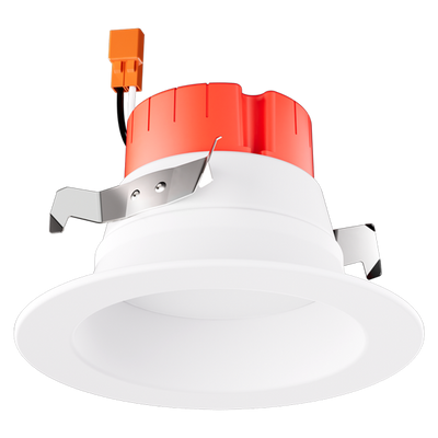 Elco Lighting 4" Round High Lumen LED Reflector Insert, 14W, 4000K, CRI 93+, Triac/ELV, White, EL41740W