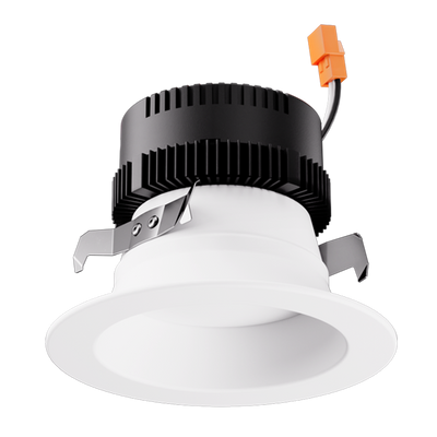 Elco Lighting EL427CT5 4" Round Reflector Insert, 12.5–18W, CRI90+, CCT Selectable, 3-Lumen Switch, TRIAC Dimmable, White, EL427CT5W