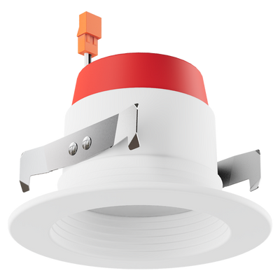 Elco Lighting 4" Round LED Baffle Insert, 12W, CRI90, CCT Selectable, TRIAC Dimming, Wet Location, EL439CT5W