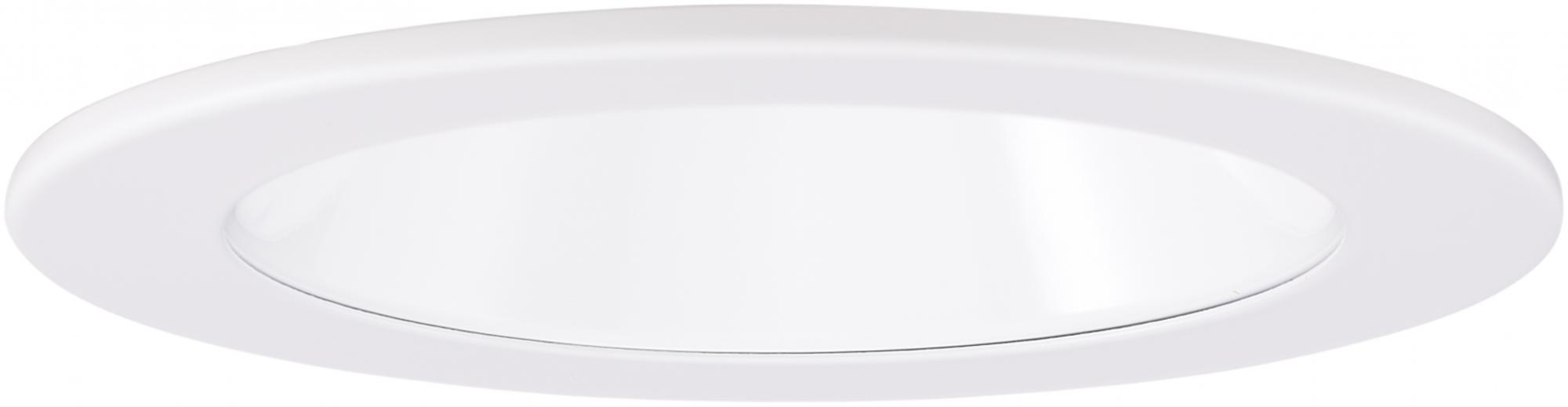 Elco Lighting 4" Smooth Reflector Trim, Field-Changeable 3-Optic Lens, White, EL4499W
