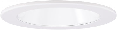 Elco Lighting 4" Smooth Reflector Trim, Field-Changeable 3-Optic Lens, White, EL4499W