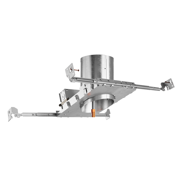 Elco Lighting 4" LED IC Airtight Sloped Ceiling New Construction Housing, Single Wall, EL470ICA-EM5