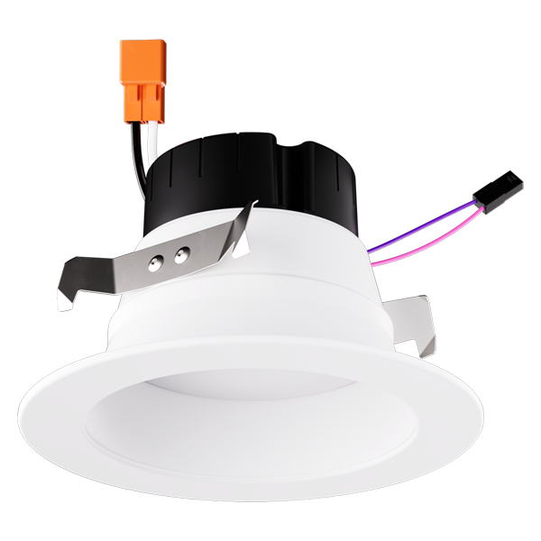 Elco Lighting 4" 0-10V LED Insert Engine, 12W, CCT Selectable, CRI93, White, EL495CT5DW