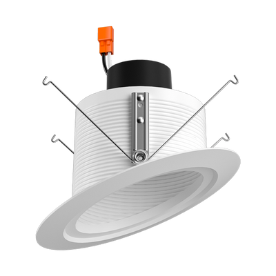 Elco Lighting 5" Sloped Ceiling LED Baffle Insert, 120V, Triac/ELV Dimming, Bronze, EL511CT5BZ