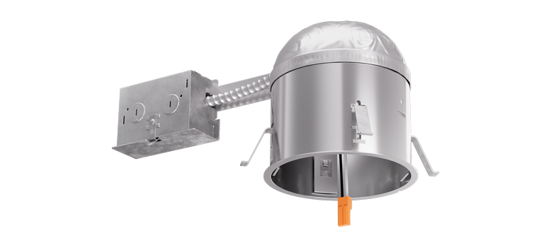 Elco Lighting 5" Shallow IC Airtight Remodel Housing for LED Inserts, 17W Max, EL560RICA