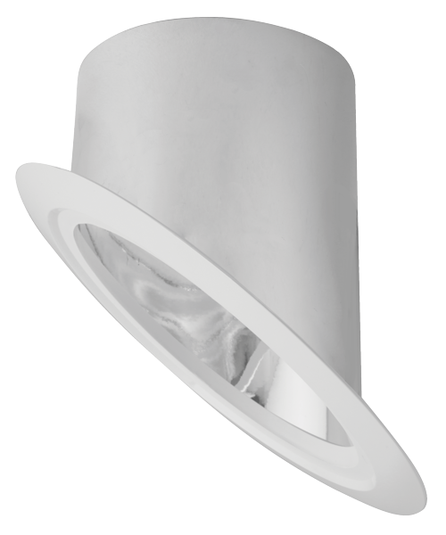 Elco Lighting 6" Super Sloped Reflector Trim, 75/90W Max, EL606W