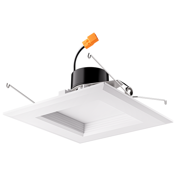 Elco Lighting 6" Square LED Baffle Insert, 16W, CCT Selectable, CRI93, TRIAC Dimmable, EL661CT5W