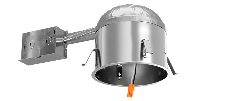 Elco Lighting 7 In. Remodel Incandescent Architectural Housing, Steel, ELRH7T