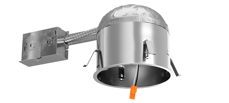 Elco Lighting 6" Shallow Remodel IC Airtight Housing, 120V, EL760ICA