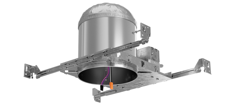 Elco Lighting 6" 0-10V IC New Construction LED Housing, 120/277V, Butterfly Bracket, EL770ICDXA-B