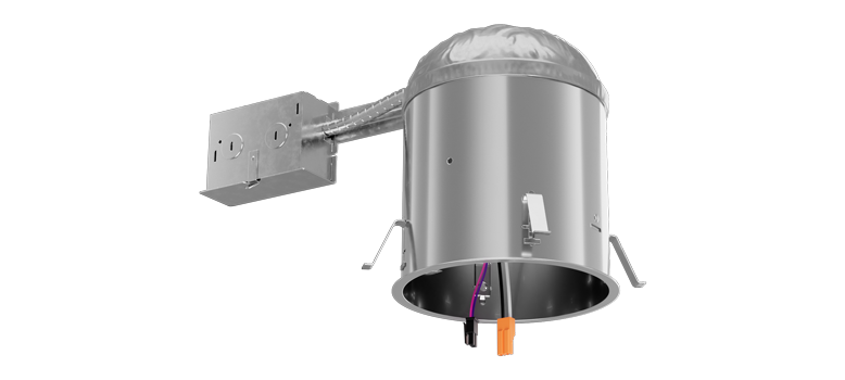 Elco Lighting 6" IC Remodel LED Housing, 0-10V, 120/277V, EL770RICDXA