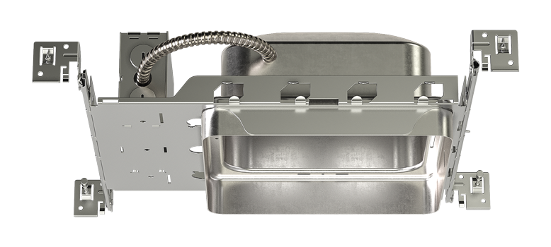 Elco Lighting 8 In. Square Incandescent IC New Construction Housing, Aluminum, EL8SQ