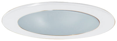 Elco Lighting 4" Shower Reflector Trim, Frosted Lens, 50W MAX PAR20, White, EL9112W