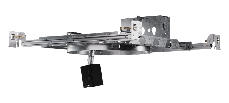 Elco Lighting Birch 8 In. New Construction Plaster Frame, Emergency Battery Backup, ELB8PF-EM5