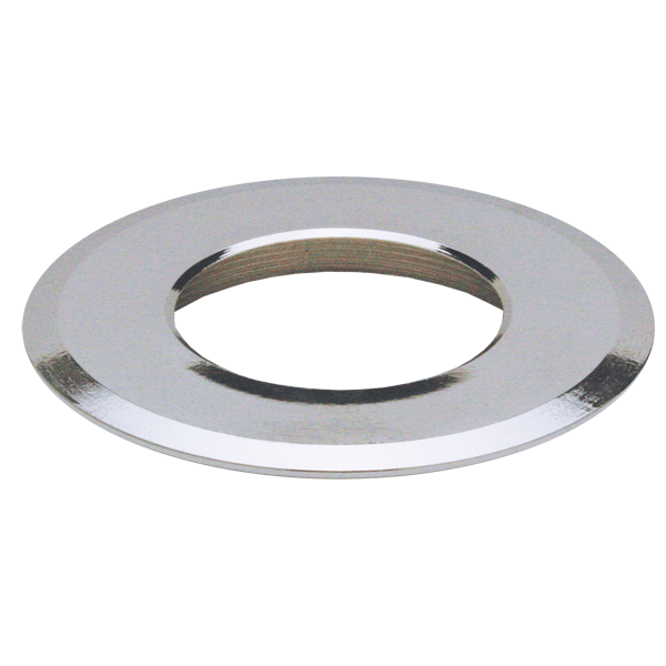 Elco Lighting In-Ground Stainless Steel Trim, 2.5 In. OD, Black, ELIG250B